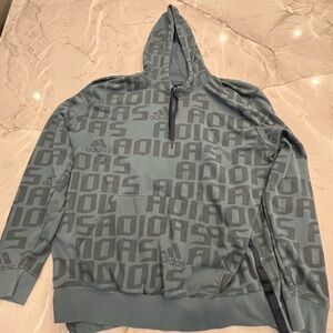 Mens Adidas Hoodie Sweatshirt, Large.